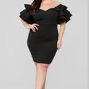 Stunning black cocktail dress